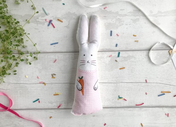 girl’s cute bunny soft toy