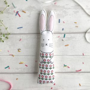 Personalised bunny rabbit toy