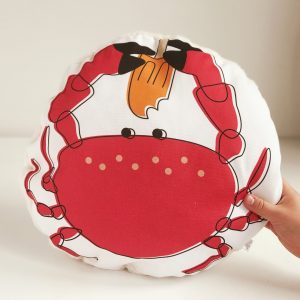 Kids crab plushie pillow