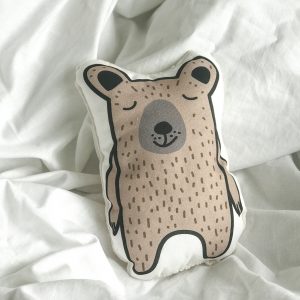 Bear shaped cushion